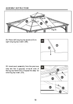 Предварительный просмотр 18 страницы Sunjoy A102006900 Assembly Instructions Manual