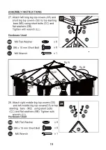 Предварительный просмотр 19 страницы Sunjoy A102006900 Assembly Instructions Manual