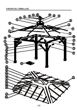 Предварительный просмотр 29 страницы Sunjoy A102006900 Assembly Instructions Manual