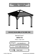 Sunjoy A102007203 Assembly Instruction Manual preview