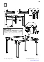 Предварительный просмотр 17 страницы Sunjoy A102007203 Assembly Instruction Manual