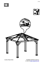 Предварительный просмотр 22 страницы Sunjoy A102007203 Assembly Instruction Manual