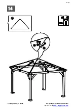 Предварительный просмотр 23 страницы Sunjoy A102007203 Assembly Instruction Manual