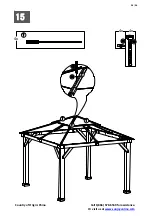 Предварительный просмотр 24 страницы Sunjoy A102007203 Assembly Instruction Manual