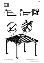 Предварительный просмотр 31 страницы Sunjoy A102007203 Assembly Instruction Manual