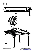 Предварительный просмотр 33 страницы Sunjoy A102007203 Assembly Instruction Manual