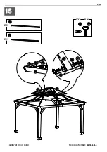 Предварительный просмотр 24 страницы Sunjoy A102007500 Assembly Instruction Manual