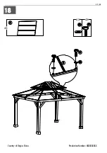 Предварительный просмотр 27 страницы Sunjoy A102007500 Assembly Instruction Manual