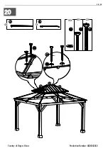 Предварительный просмотр 29 страницы Sunjoy A102007500 Assembly Instruction Manual