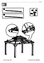 Предварительный просмотр 30 страницы Sunjoy A102007500 Assembly Instruction Manual