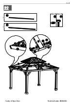 Предварительный просмотр 31 страницы Sunjoy A102007500 Assembly Instruction Manual