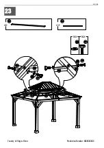 Предварительный просмотр 32 страницы Sunjoy A102007500 Assembly Instruction Manual