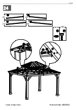 Предварительный просмотр 33 страницы Sunjoy A102007500 Assembly Instruction Manual