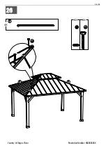 Предварительный просмотр 36 страницы Sunjoy A102007500 Assembly Instruction Manual