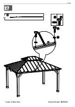 Предварительный просмотр 37 страницы Sunjoy A102007500 Assembly Instruction Manual