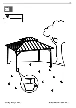 Предварительный просмотр 38 страницы Sunjoy A102007500 Assembly Instruction Manual