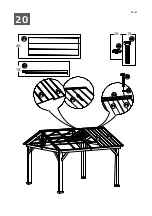 Preview for 28 page of Sunjoy A102008000 Assembly Instruction Manual