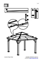 Preview for 32 page of Sunjoy A102008100 Assembly Instruction Manual