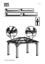 Предварительный просмотр 22 страницы Sunjoy A102008600 Assembly Instruction Manual