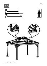 Предварительный просмотр 25 страницы Sunjoy A102008600 Assembly Instruction Manual