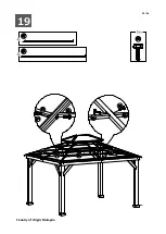 Предварительный просмотр 29 страницы Sunjoy A102008600 Assembly Instruction Manual