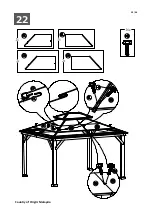 Предварительный просмотр 32 страницы Sunjoy A102008600 Assembly Instruction Manual