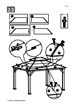 Предварительный просмотр 33 страницы Sunjoy A102008600 Assembly Instruction Manual