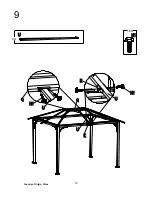 Предварительный просмотр 16 страницы Sunjoy A102009100 Assembly Instruction Manual