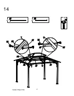 Предварительный просмотр 21 страницы Sunjoy A102009100 Assembly Instruction Manual