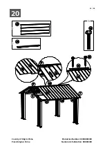 Предварительный просмотр 33 страницы Sunjoy A102012900 Assembly Instruction Manual