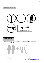 Preview for 3 page of Sunjoy A104000900 Instruction Manual