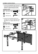 Preview for 9 page of Sunjoy A106006400 Manual