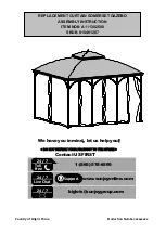 Sunjoy A111302500 Assembly Instruction Manual preview