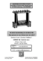 Sunjoy A215002900 Assembly Instruction Manual preview