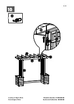 Предварительный просмотр 16 страницы Sunjoy A215002900 Assembly Instruction Manual