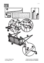 Предварительный просмотр 19 страницы Sunjoy A215002900 Assembly Instruction Manual