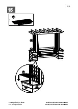 Предварительный просмотр 21 страницы Sunjoy A215002900 Assembly Instruction Manual