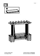 Предварительный просмотр 22 страницы Sunjoy A215002900 Assembly Instruction Manual