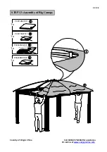 Preview for 20 page of Sunjoy AUGUSTA WICKER GAZEBO L-GZ1190PST Assembly Instruction Manual