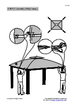 Preview for 24 page of Sunjoy AUGUSTA WICKER GAZEBO L-GZ1190PST Assembly Instruction Manual