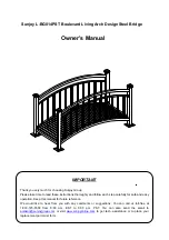 Sunjoy Boulevard Living Arch Design L-BG014PST Owner'S Manual preview