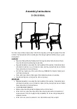 Preview for 1 page of Sunjoy D-DN009SAL Assembly Instructions Manual