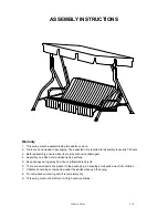 Sunjoy D-DNC373PST-E Assembly Instructions Manual preview