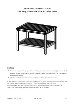 Предварительный просмотр 1 страницы Sunjoy D-DNC988PST Assembly Intruction