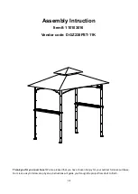 Предварительный просмотр 1 страницы Sunjoy D-GZ238PST-11K Assembly Intruction