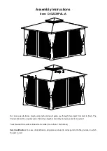 Sunjoy D-GZ339PAL-A Assembly Instructions Manual предпросмотр