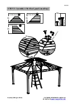 Preview for 20 page of Sunjoy D-GZ340PCO-W Assembly Instruction Manual