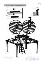 Preview for 21 page of Sunjoy D-GZ340PCO-W Assembly Instruction Manual