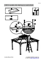 Preview for 22 page of Sunjoy D-GZ340PCO-W Assembly Instruction Manual