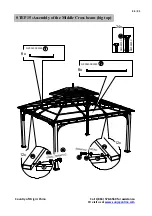 Preview for 24 page of Sunjoy D-GZ340PCO-W Assembly Instruction Manual